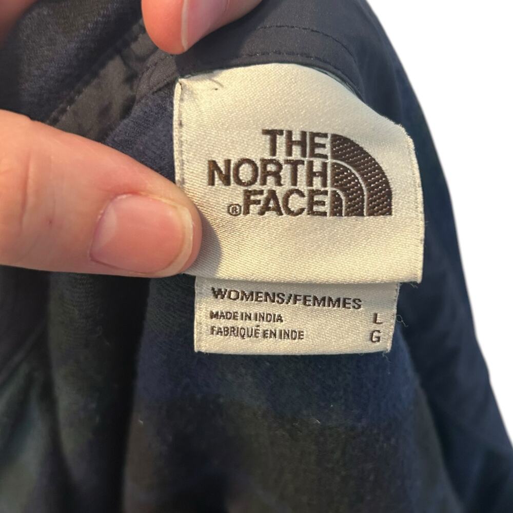 The North Face Button Down Shirt Large Blue Green Plaid Outdoor Hiking Casual - Picture 6 of 16